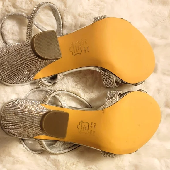 Nina Sara Glitter Sandals, New in the Box, Size 6.5 - Picture 3 of 7